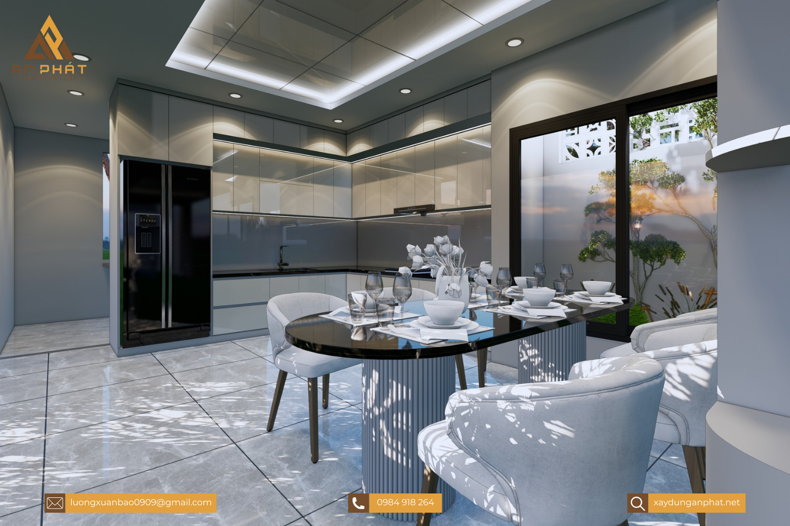 Nhà phố gác lửng 190m²