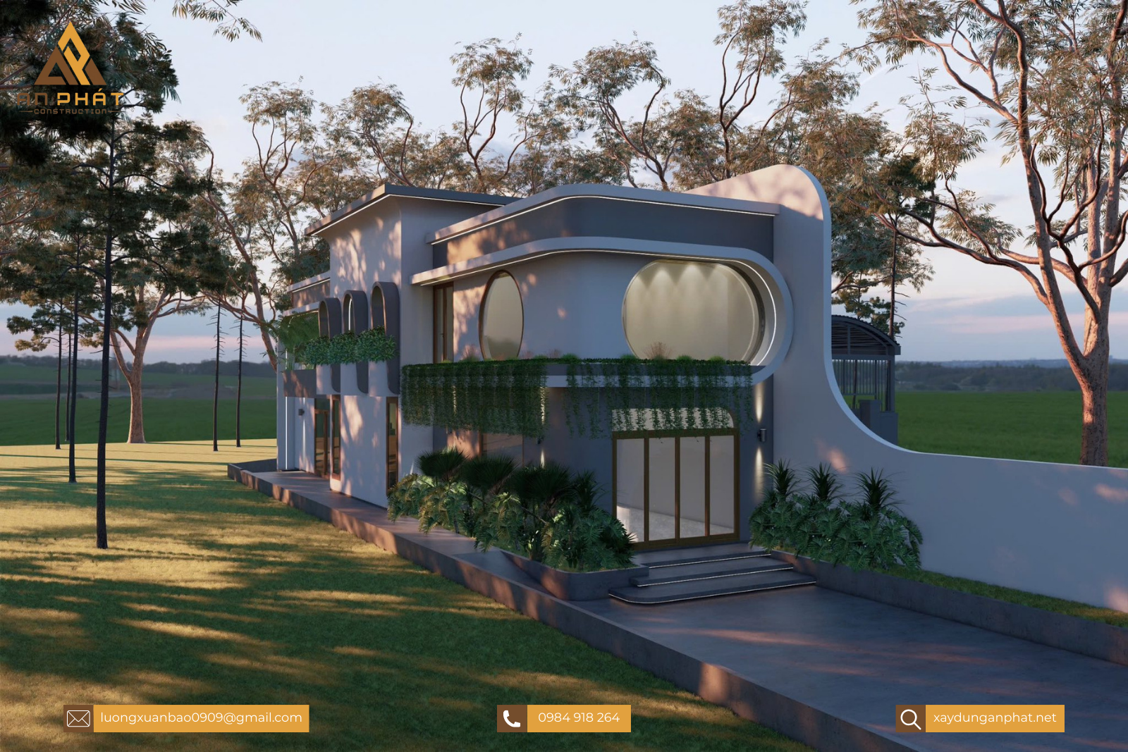 Nhà phố gác lửng 190m²