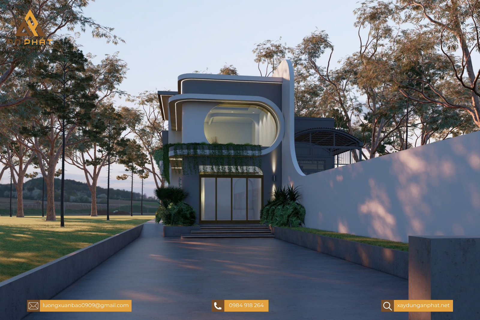 Nhà phố gác lửng 190m²