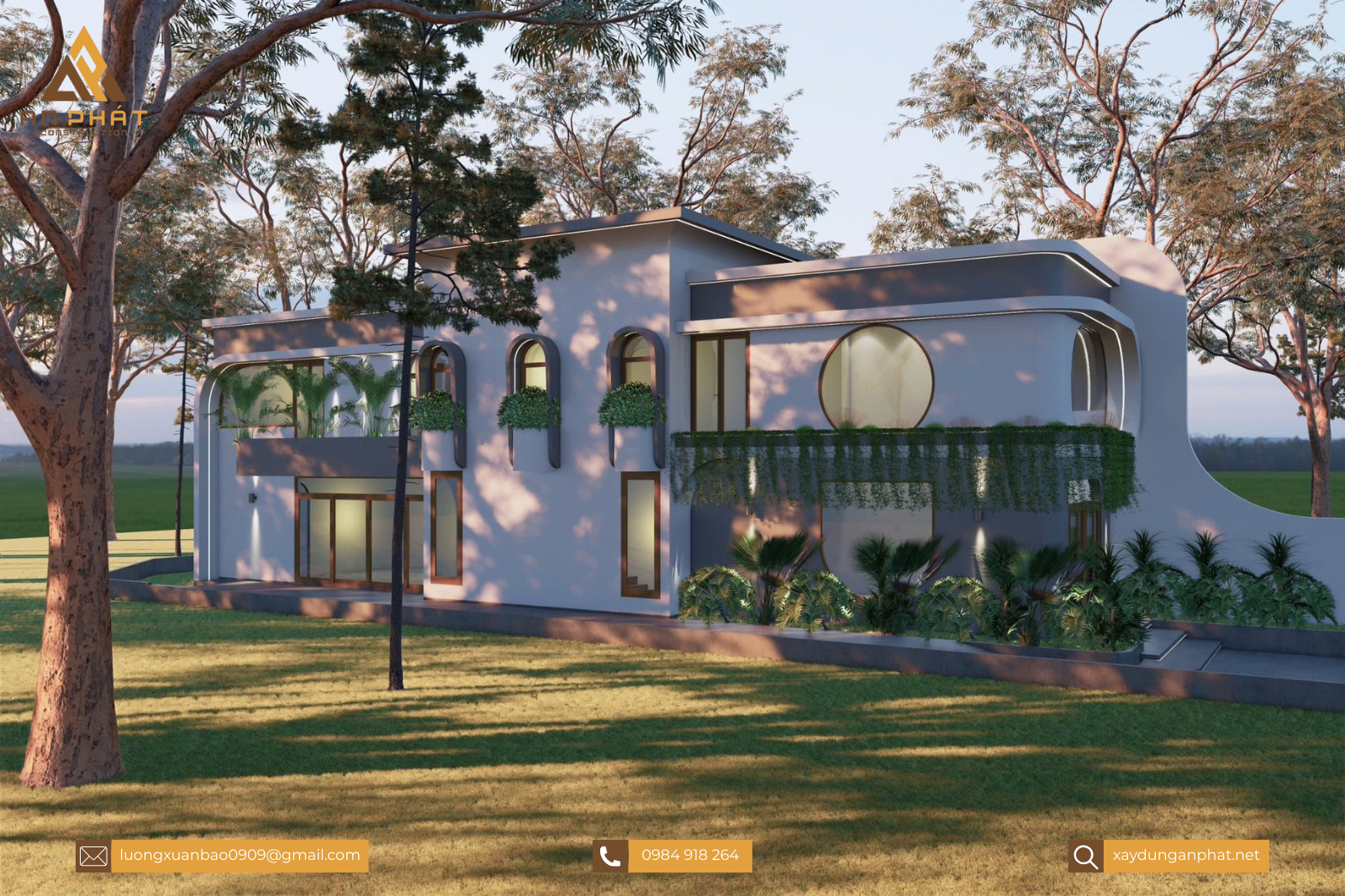 Nhà phố gác lửng 190m²