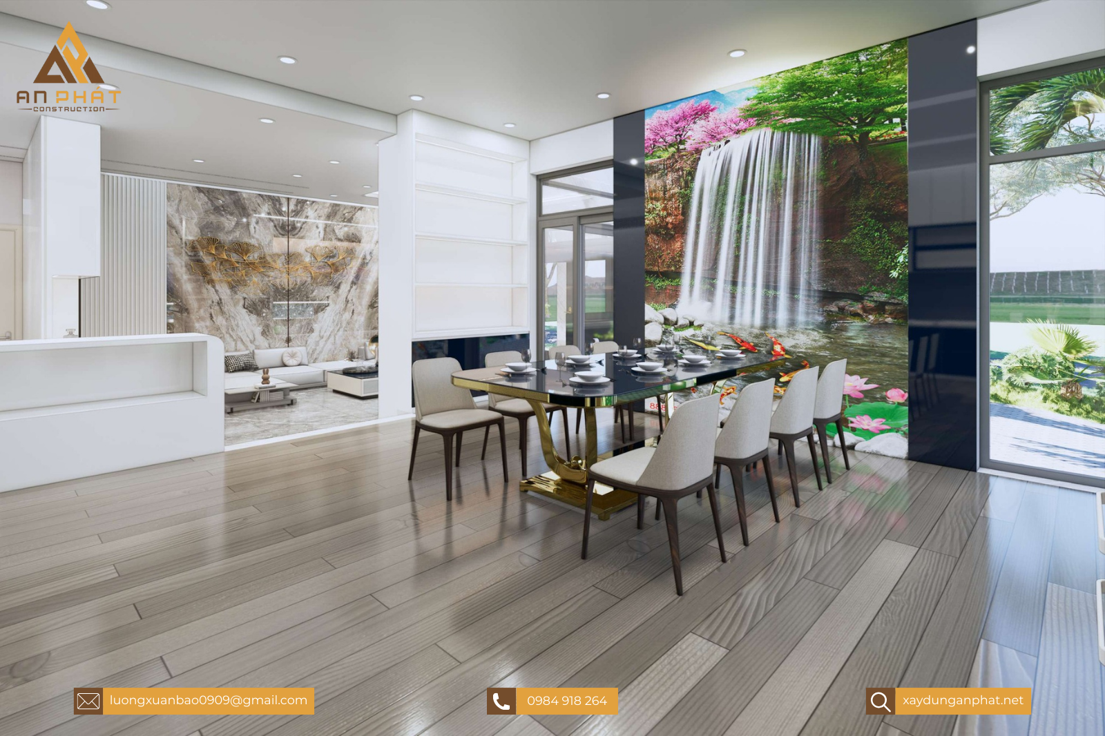 Nhà vườn 1 tầng 220m²