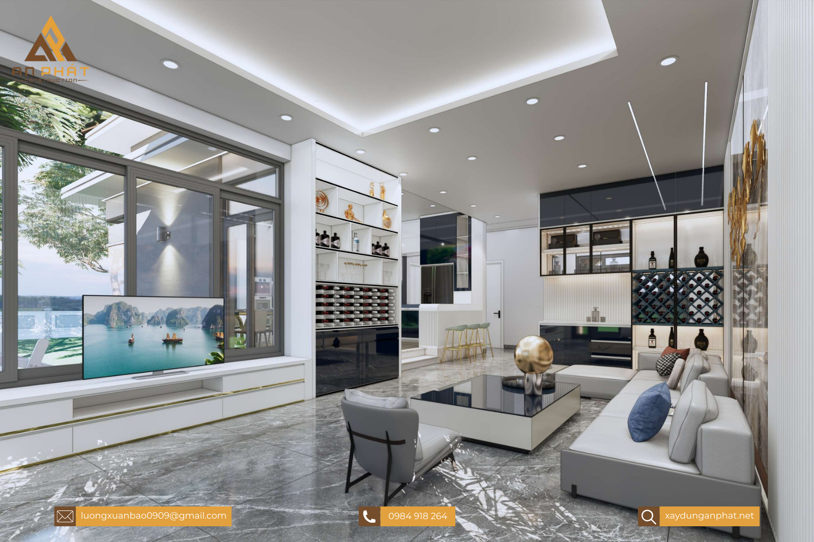 Nhà vườn 1 tầng 220m²