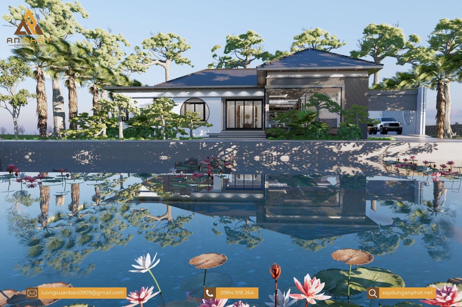 Nhà vườn 1 tầng 380m²