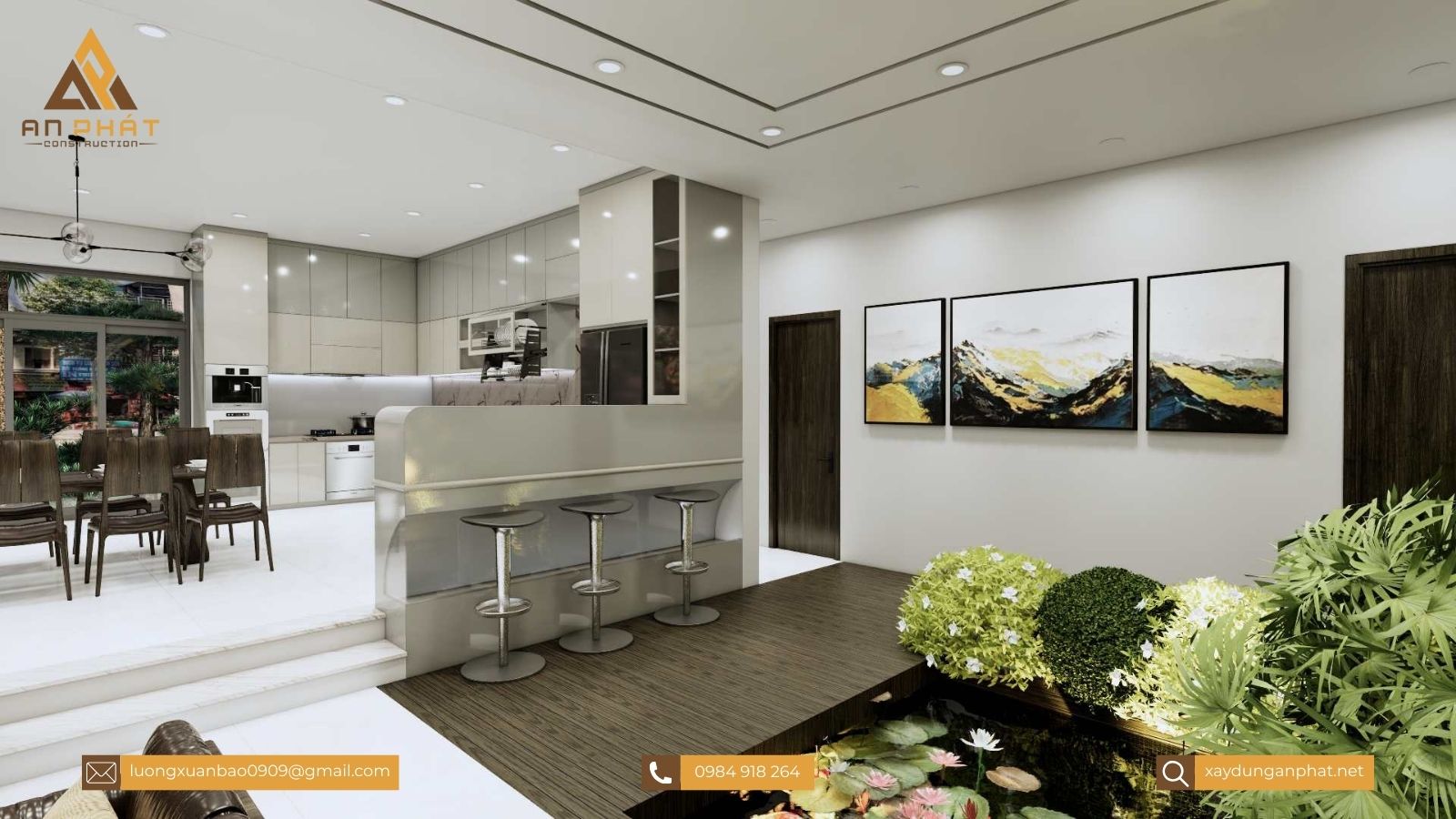 Nhà vườn cấp 4 đẹp - 3 phòng ngủ