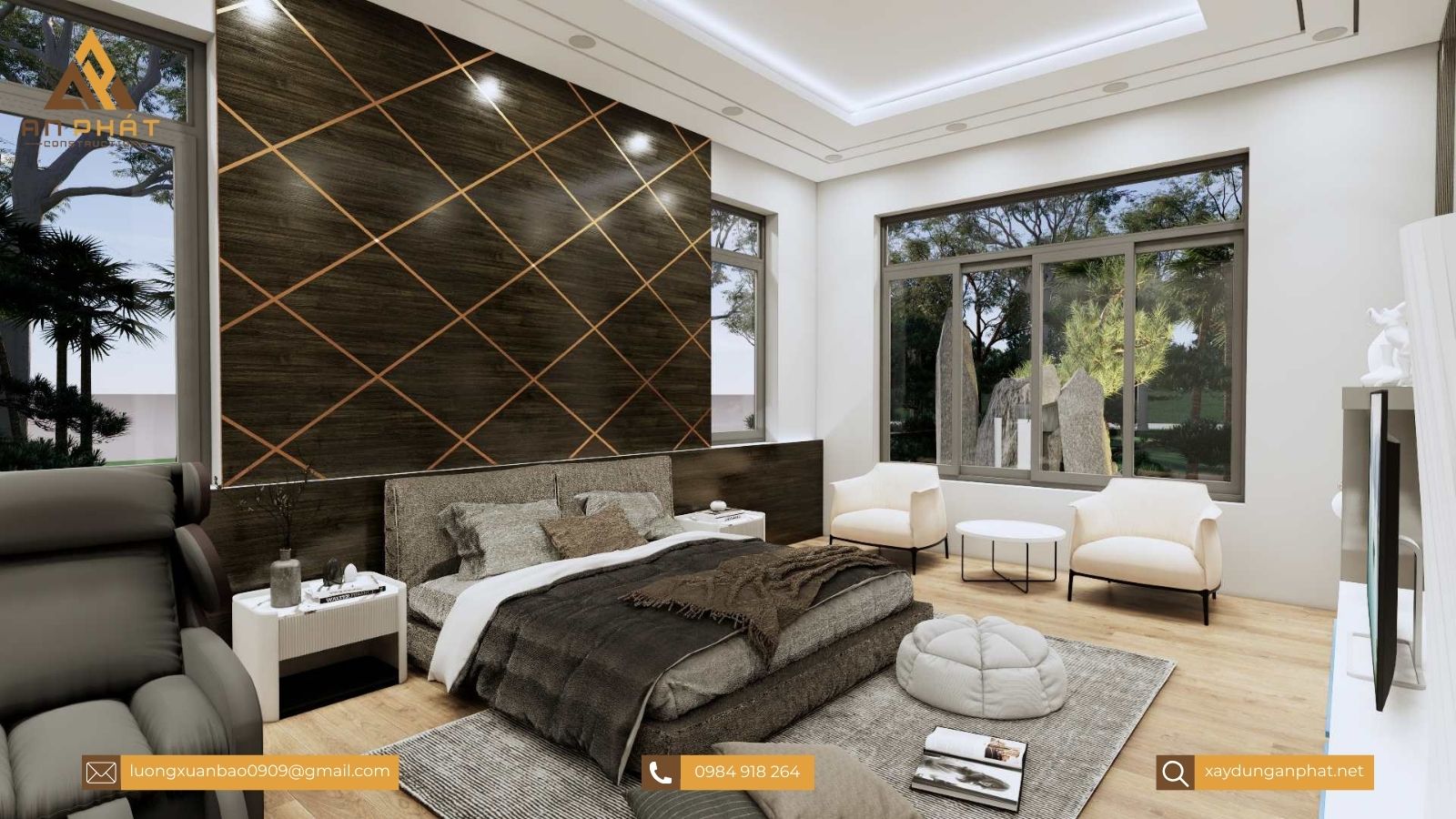 Nhà vườn cấp 4 đẹp - 3 phòng ngủ