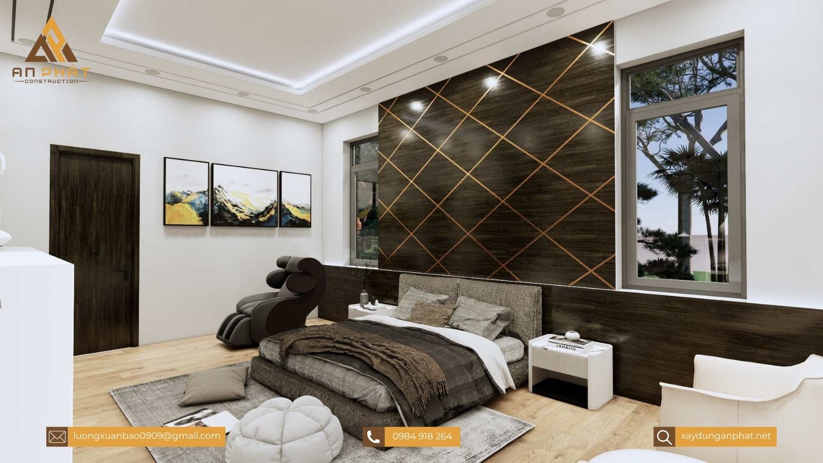 Nhà vườn cấp 4 đẹp - 3 phòng ngủ