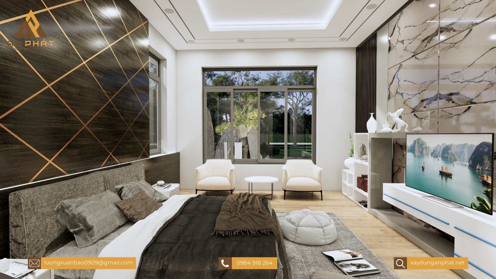 Nhà vườn cấp 4 đẹp - 3 phòng ngủ