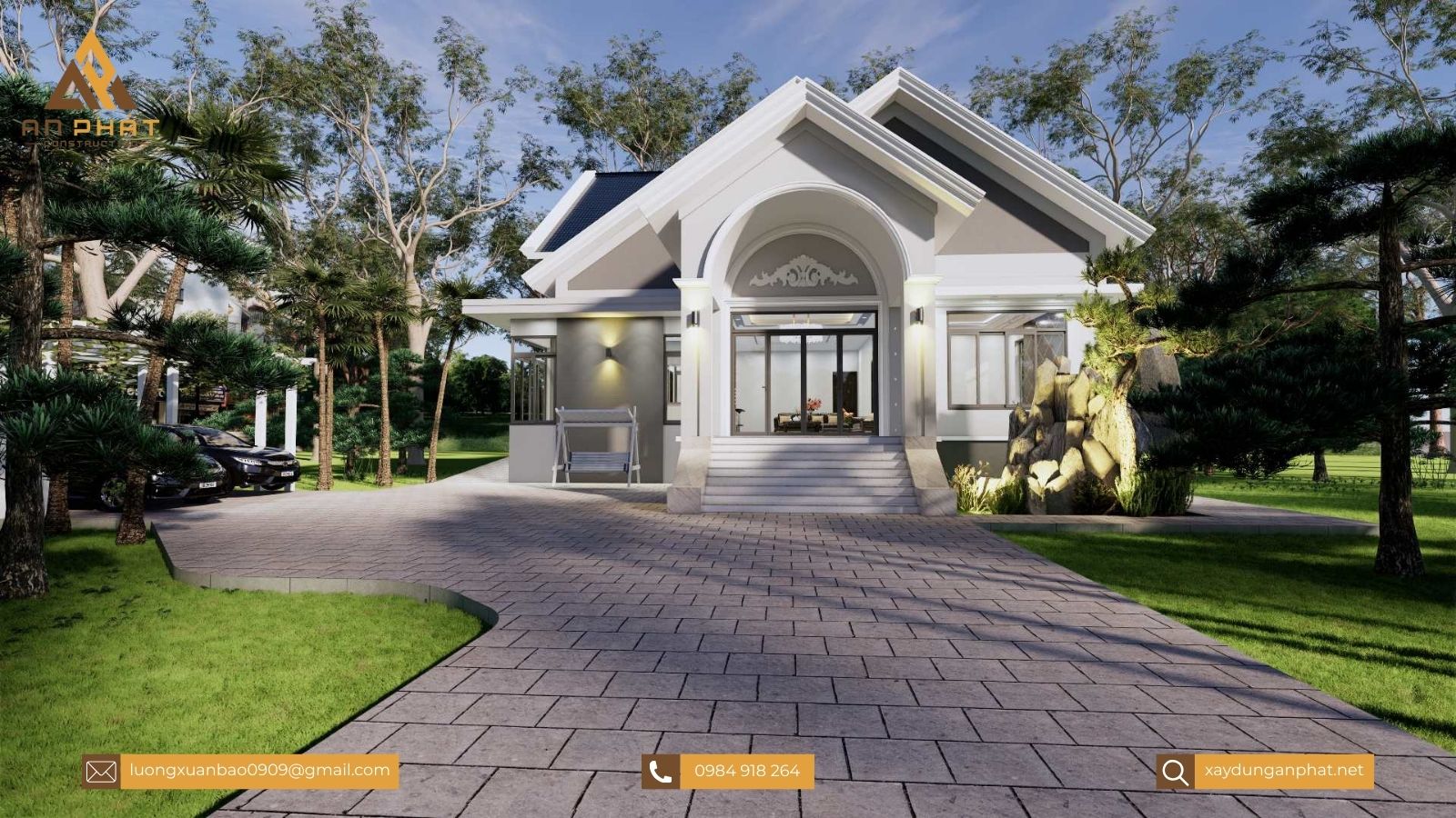 Nhà vườn cấp 4 đẹp - 3 phòng ngủ