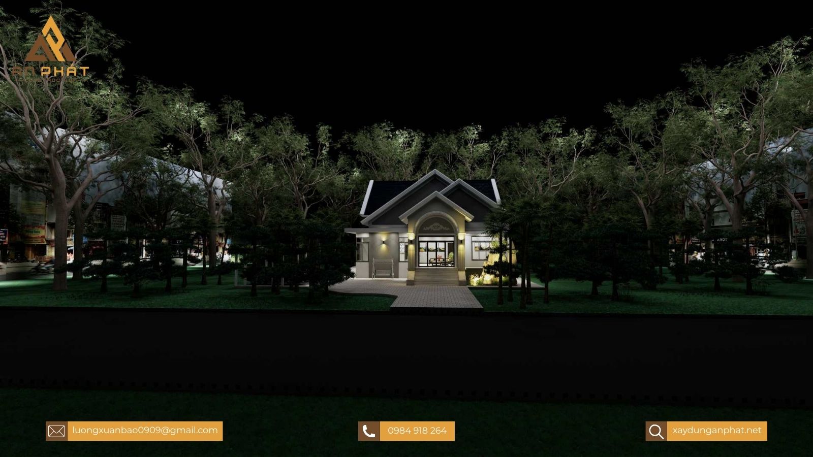 Nhà vườn cấp 4 đẹp - 3 phòng ngủ