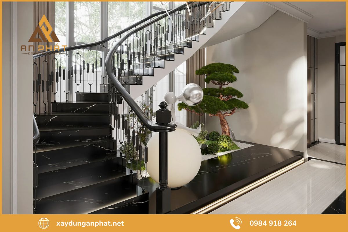 Những nguyên tắc phong thủy quan trọng khi bố trí cầu thang trong nhà