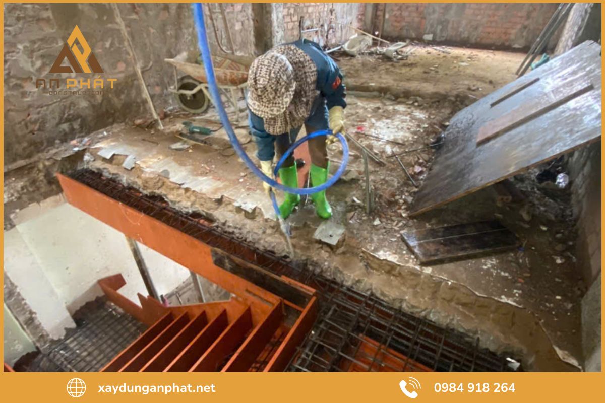 Quy trình sửa nhà trọn gói tại Long Hương của An Phát