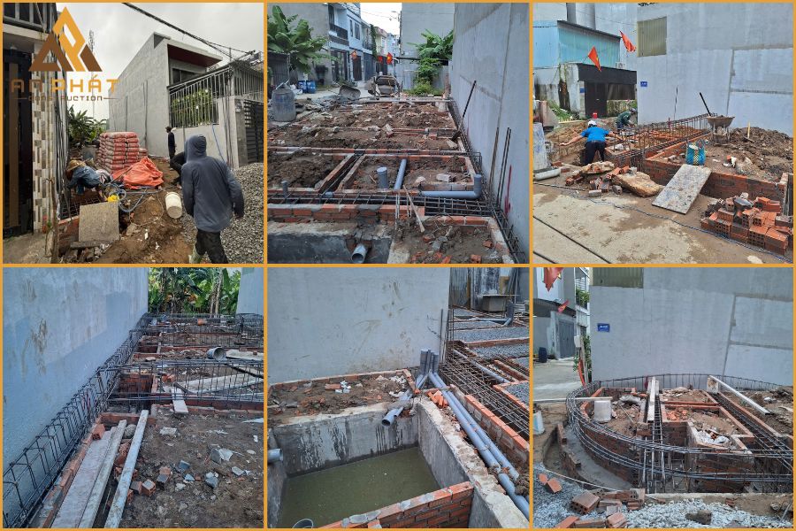 Thi công đào móng