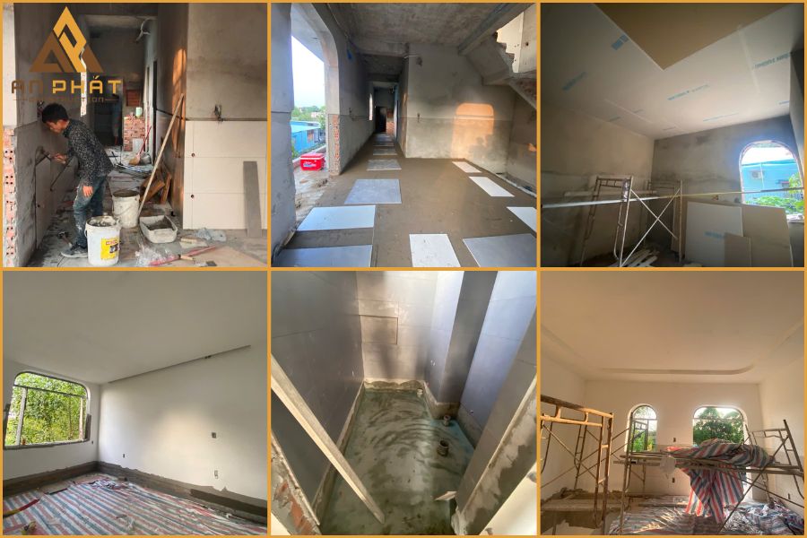 Thi công, hoàn thiện và bàn giao dự án nhà chị Trang