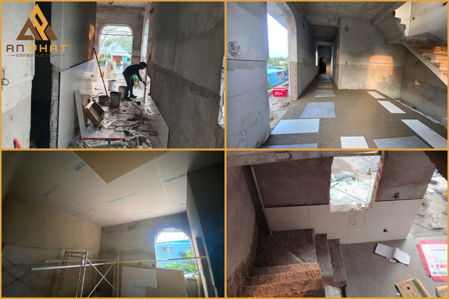 Thi công, hoàn thiện và bàn giao dự án nhà chị Trang