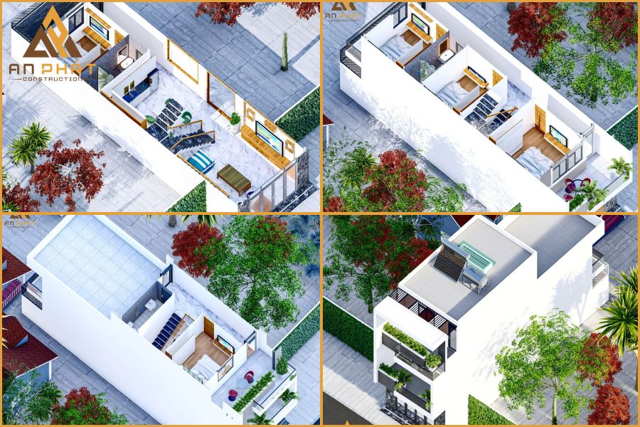 Thiết kế bản vẽ 2D và 3D cho dự án nhà anh Phong