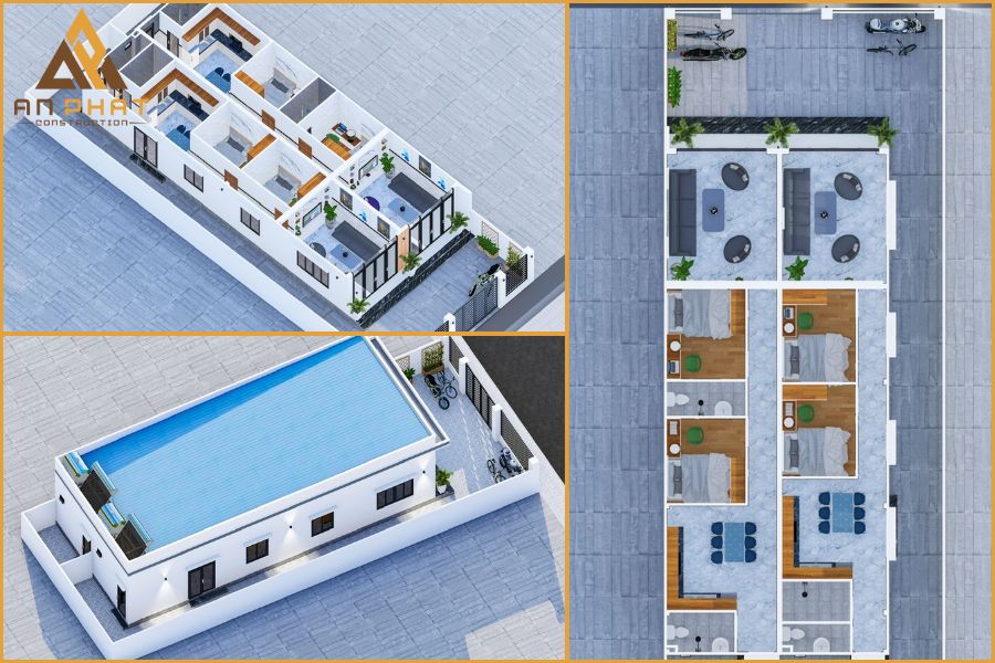 Thiết kế bản vẽ 2D và 3D cho dự án nhà bác Ảnh