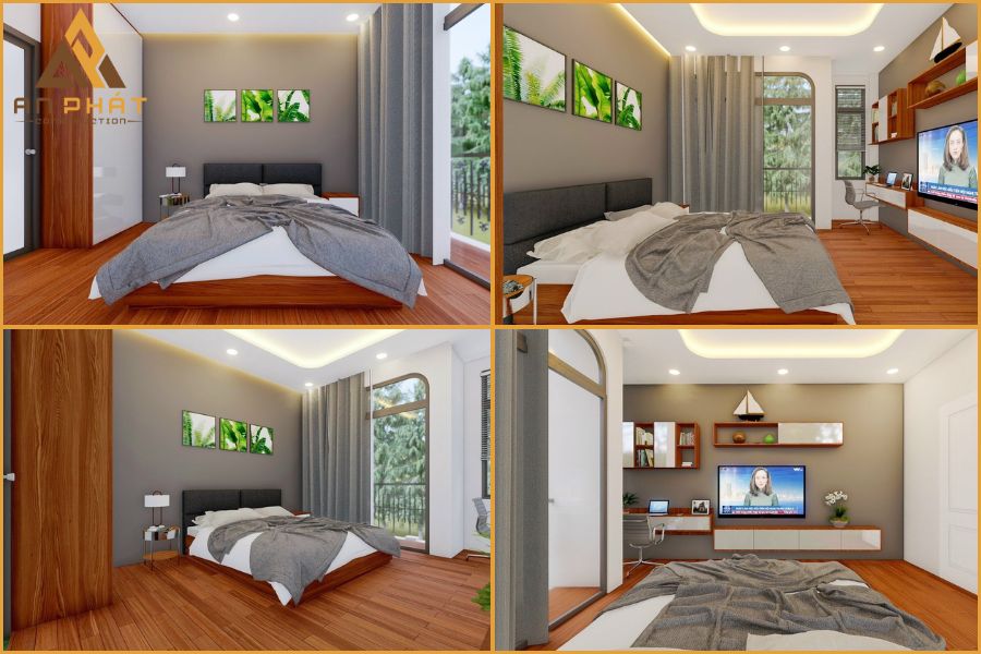 Thiết kế bản vẽ 3D và nội thất cho dự án nhà anh Tuấn