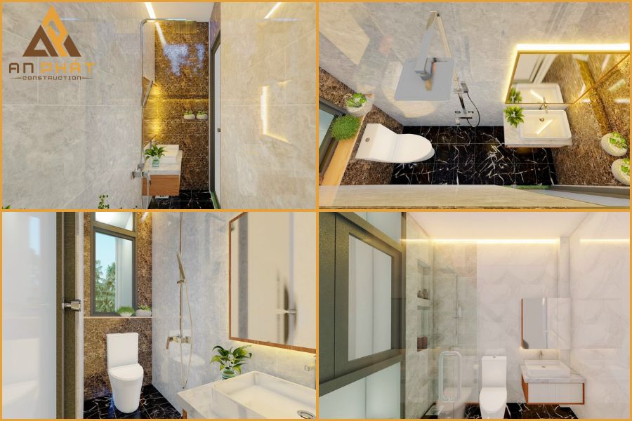 Thiết kế bản vẽ 3D và nội thất cho dự án nhà anh Tuấn