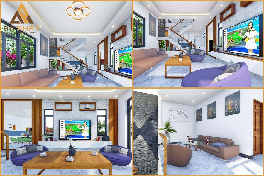 Thiết kế nội thất cho dự án nhà thầy Hùng