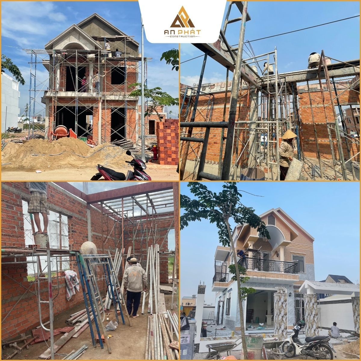 Tổ chức thi công phần thô và hoàn thiện