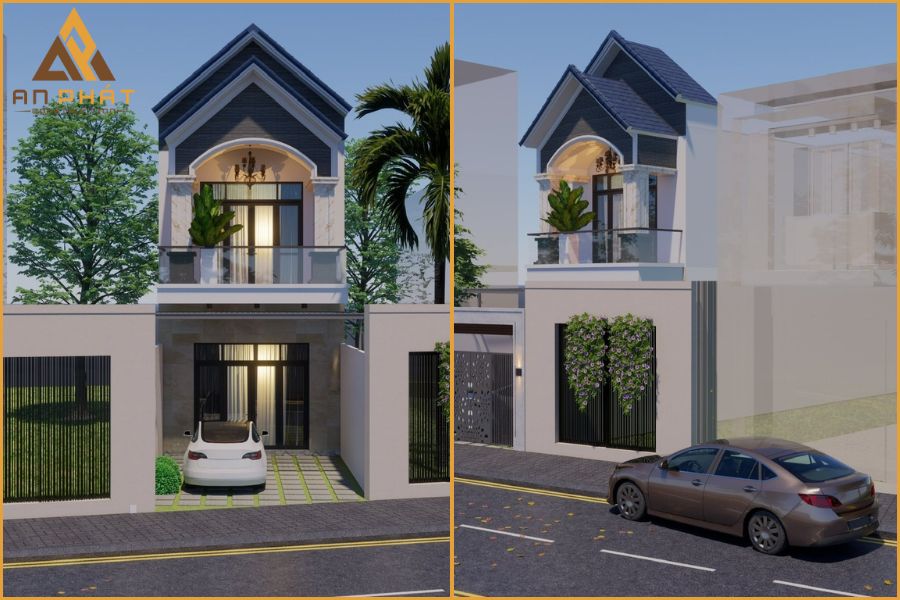 Tổng quan về dự án nhà phố 2 tầng của chị Huyền